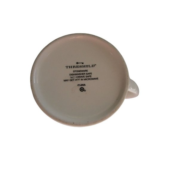 Holly Jolly Christmas Holiday Stoneware Mug Threshold for Target Red Green White - Picture 10 of 10